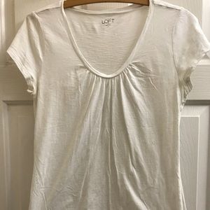 Ann Taylor Loft Scoop-Neck Shirt